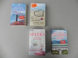 4  Bücher Taschenbuch von Autor Nicholas Sparks Jg. 2005-20