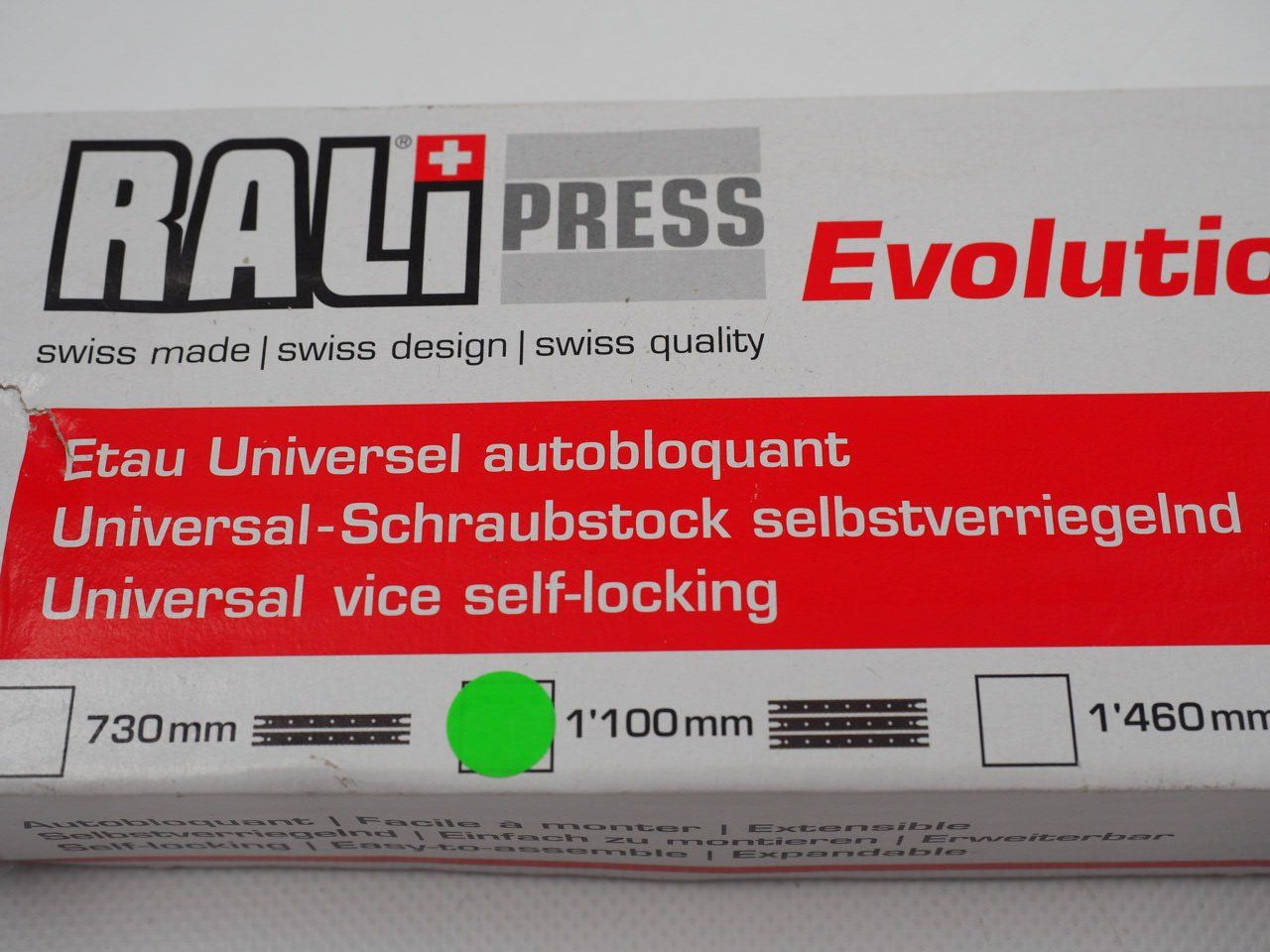 Tutti gli attrezzi: RALIPRESS Evolution Universal Schraubstock (26071725PL) – Nuovo e nell'imballaggio originale da Zürich venduto da fundsachenverkauf 2