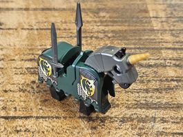 lego 2490pb10 Dark Green Horse Barding,  ( rare )