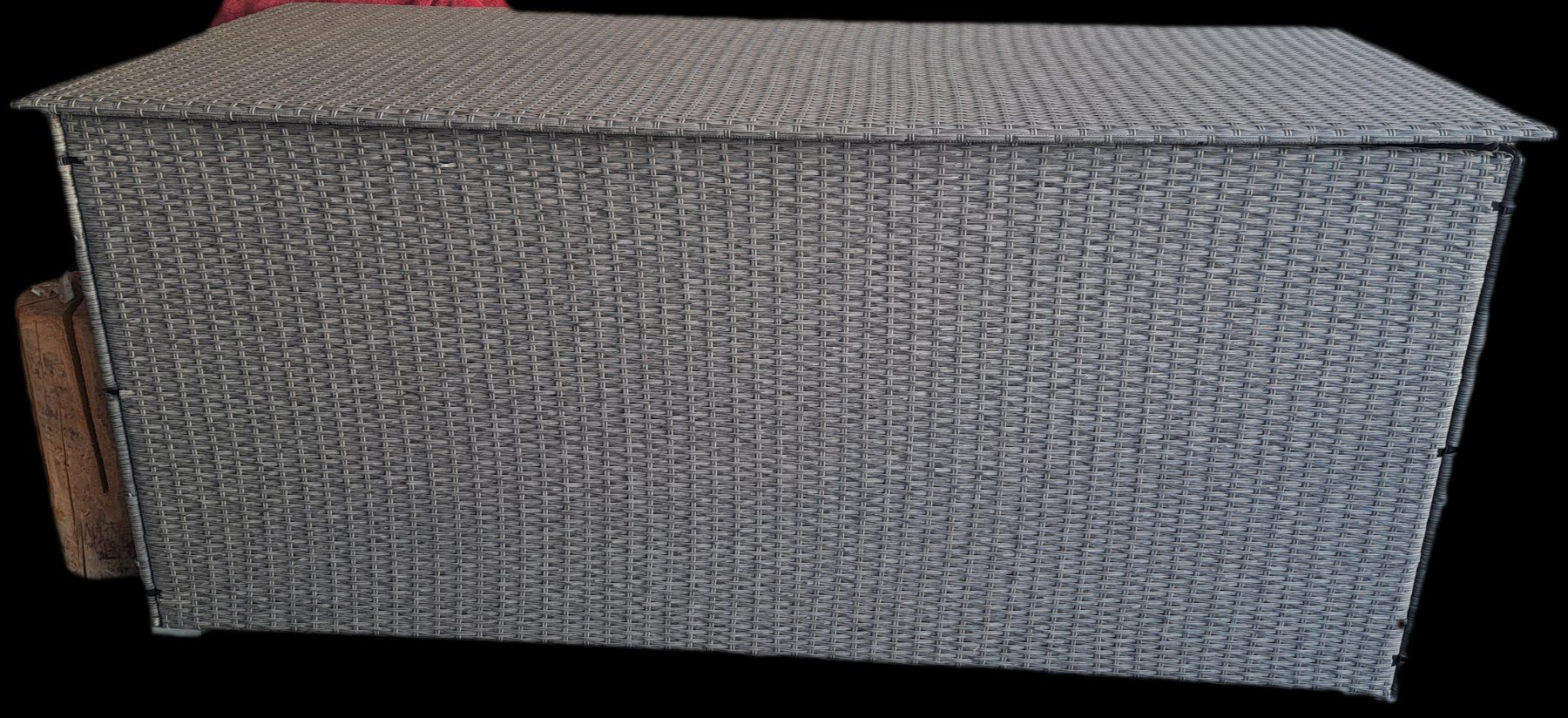 Auflagenboxen: Rattan Kissenbox grau – Gebraucht aus Kaltbrunn von Civi3