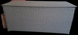 Rattan Kissenbox grau