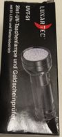 Lunartec UVT-51: 2in1 UV-Taschenlampe Geldscheinprüfer(em51)