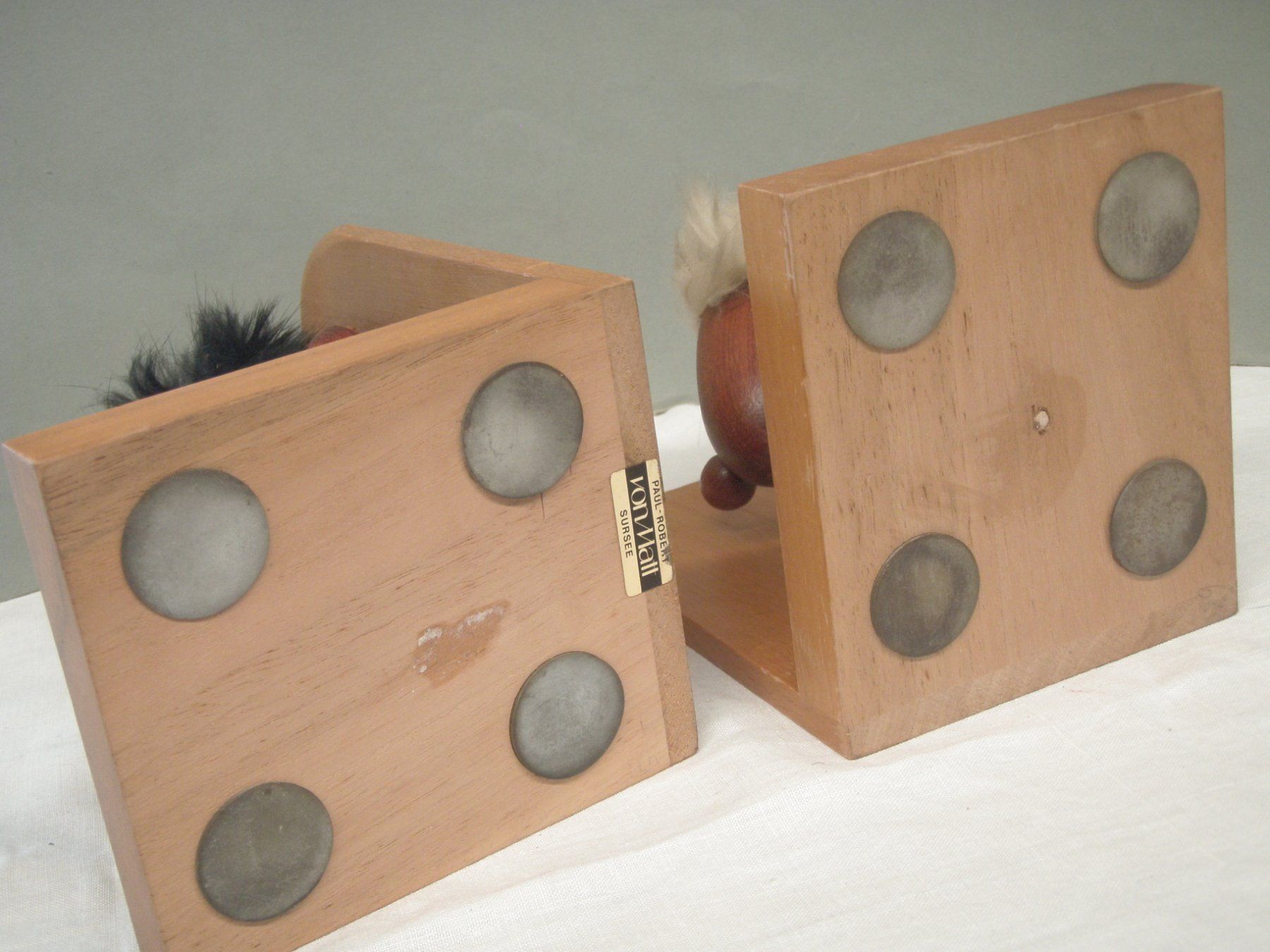 Sonstige Dekorationen & Accessoires: Buchstützen Optimist & Pesimist – Gebraucht aus Rohrbach von chri2009 3
