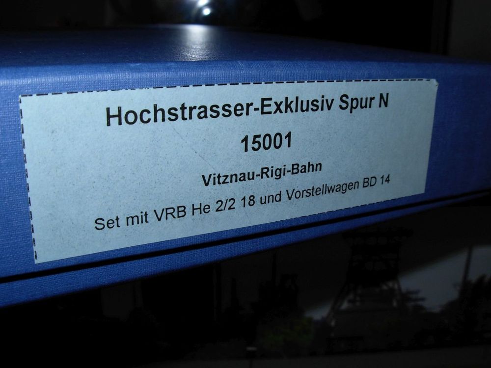 Modelleisenbahnen: N: Vitznau-Rigi-Bahn von Hochstrasser-Exklusiv – Neu und originalverpackt aus Oberrieden von Hobbyschiff 4