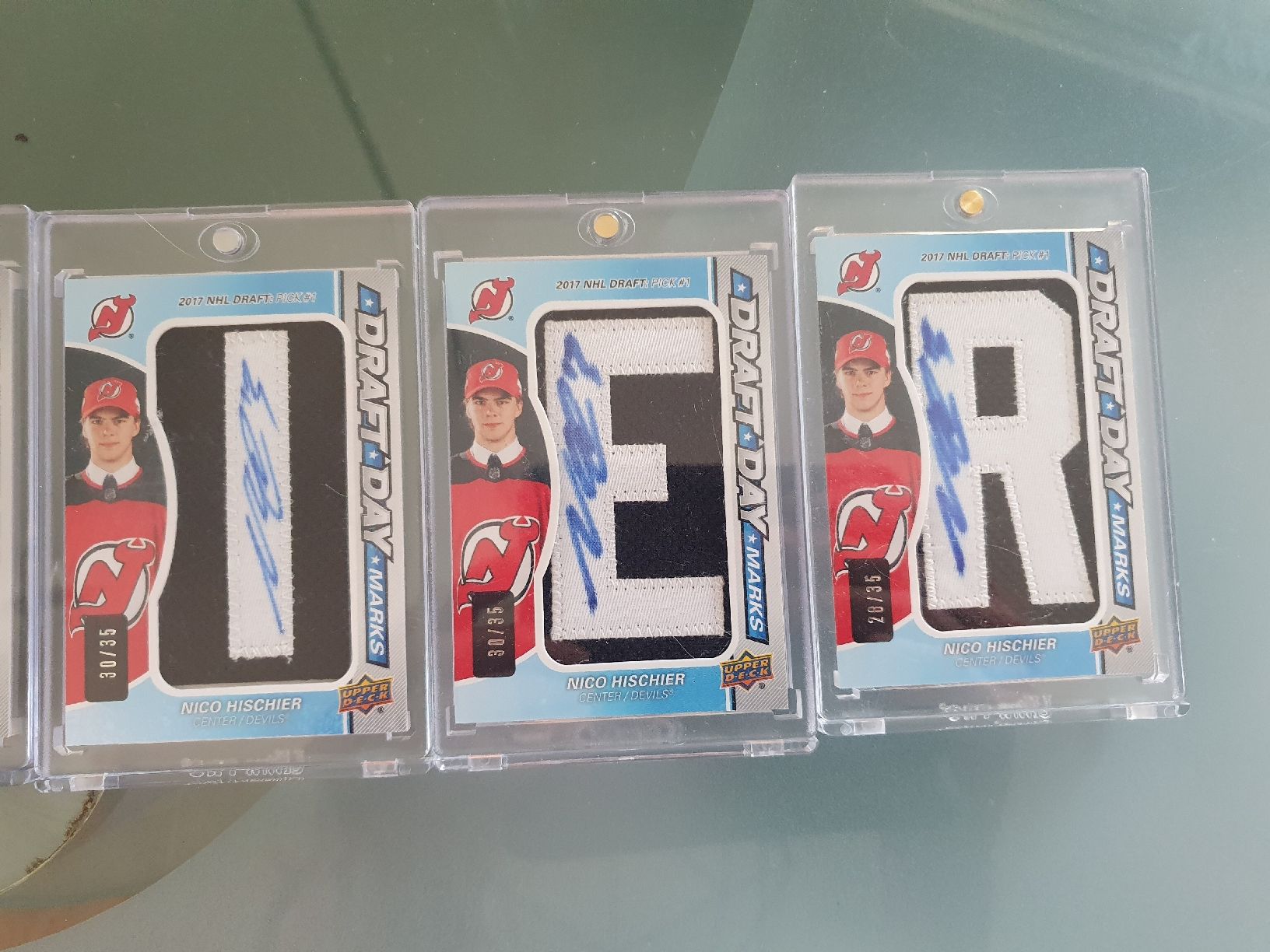 NHL Sammelbilder & Trading cards: Nhl Karten von Nico Hischier – Gebraucht aus Büren an der Aare von Trash4 3