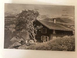 Postkarte Ferienheim Restiberg ob Linthal mit Stempel 1914