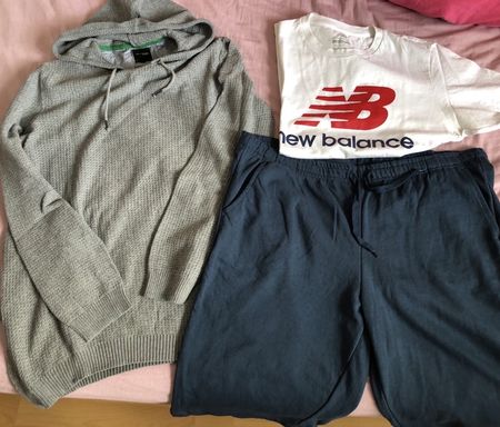 New Balance T-Shirt Bermudas Maddison Pullover Sportswear