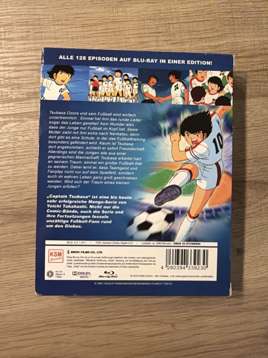 Tutti i DVDs: Captain Tsubasa Komplette Serie BluRay – Usato da Hagendorn venduto da masterchieff 1