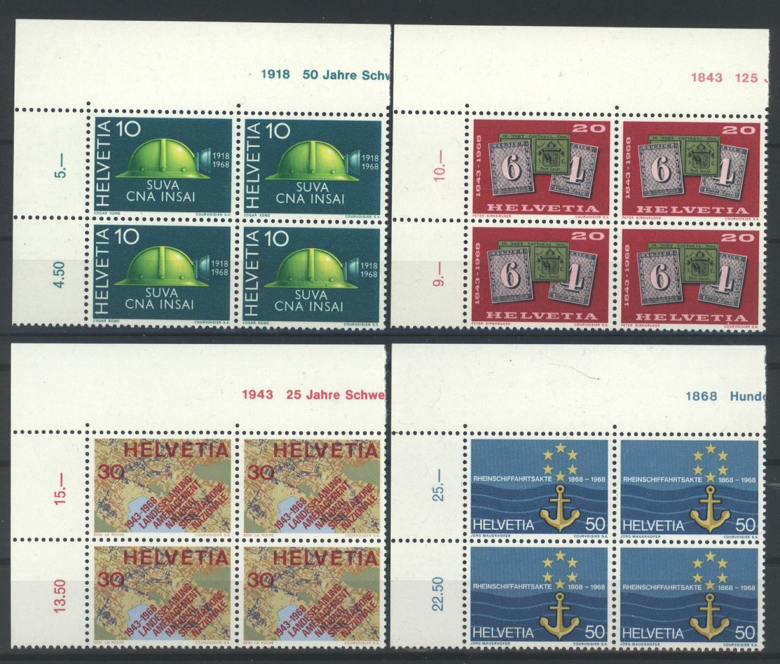 Tous les timbres: 1968, Sonderpostmarken II ** – D'occasion à Willisau par Vollstempel