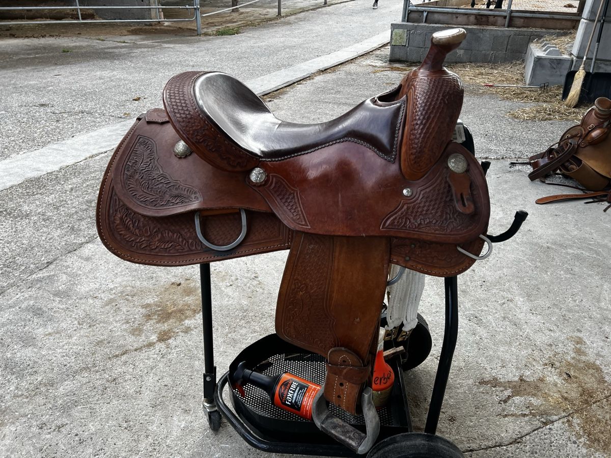 Selles, accessoires: Wunderschöner Reining Sattel  – D'occasion à Oerlingen par Lucaphil01 1