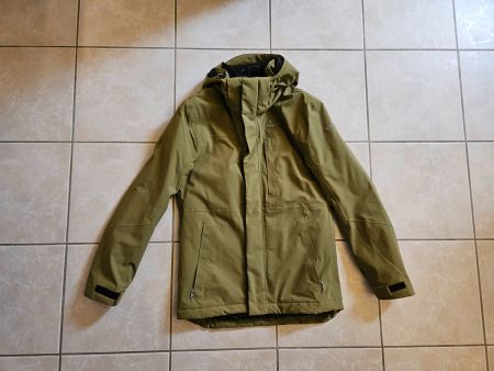 Schöffel Winter Jacke Mantel Parka Oliv Grün Gr M neuwertig