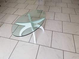 Couchtischplatte/Sofatischplatte/Salontischplatte Glas, oval