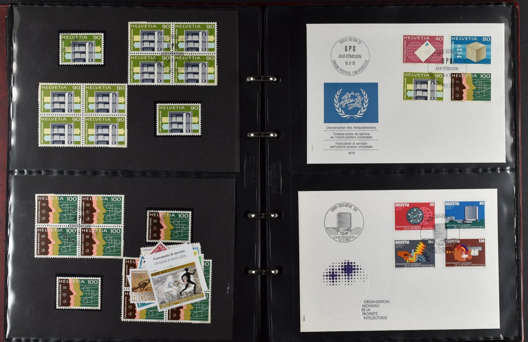 Tutti i francobolli: SAMMLUNG, GENFER ÄMTER POSTPREIS ca. CHF 380 **, gest., FDCs – Nuovo (secondo la descrizione) da Wetzikon ZH venduto da Philimpex 9