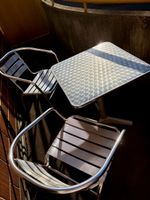 Gartentisch und Stühle Aluminium Set guter Zustand
