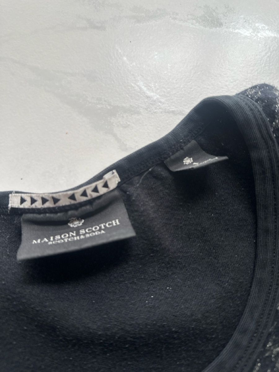 Maison Scotch Maglioni & Felpe: Maison Scotch Pullover schwarz-silber Gr. S – Usato da Wileroltigen venduto da torro11 1