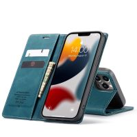 iPhone 13 pro max - étui à rabat portefeuille Bleu