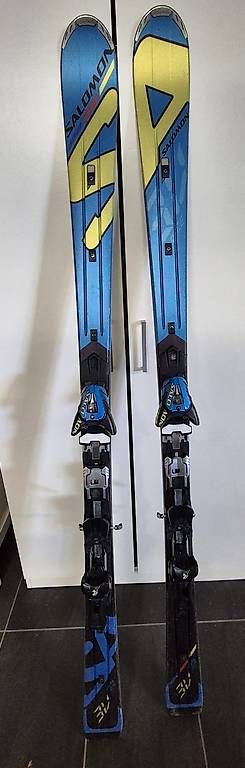 Skis: sci SALOMON 3V powerline RACE Ti2, blue – Gebraucht aus Vacallo von ale_q8sp