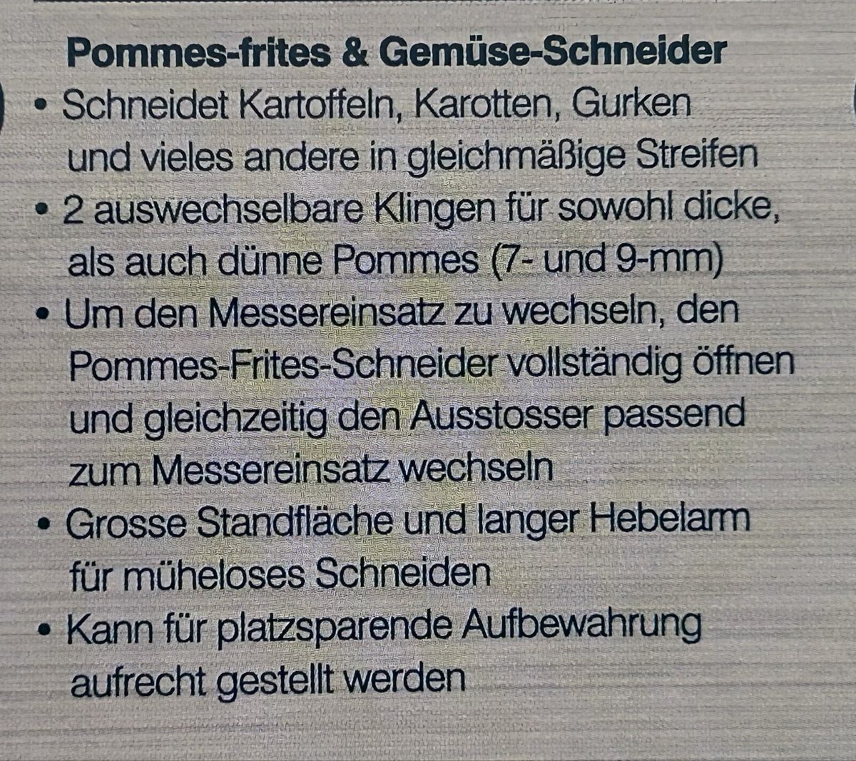 Zyliss Elettrodomestici da cucina: Zyliss Pommesschneider / Gemüseschneider – Nuovo e nell'imballaggio originale da Frauenfeld venduto da berk39 6