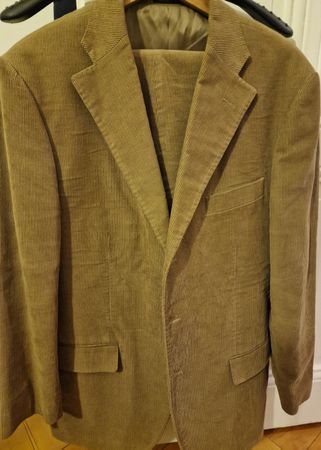 Costume Homme CUSERI en Velour Côtelé–parfait pour la saison