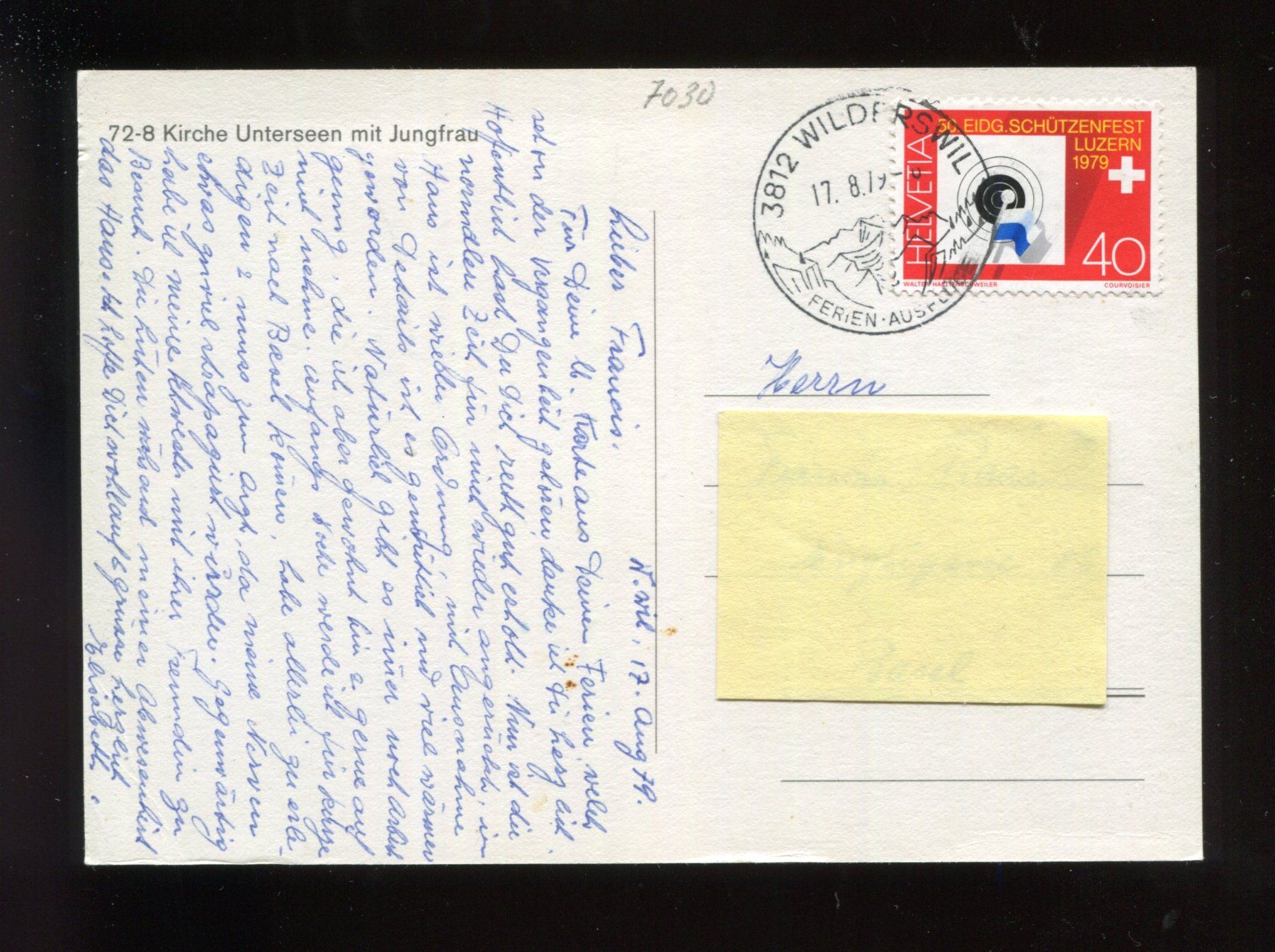 Cartes postales: Unterseen – D'occasion à Aarau par Elmaar41 1