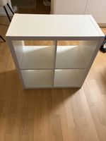 2 Ikea Kallax Regale 77x77cm, weiss mit Gebrauchsspuren