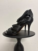 Boss Orange Riemchen Sandalette 39 Leder schwarz