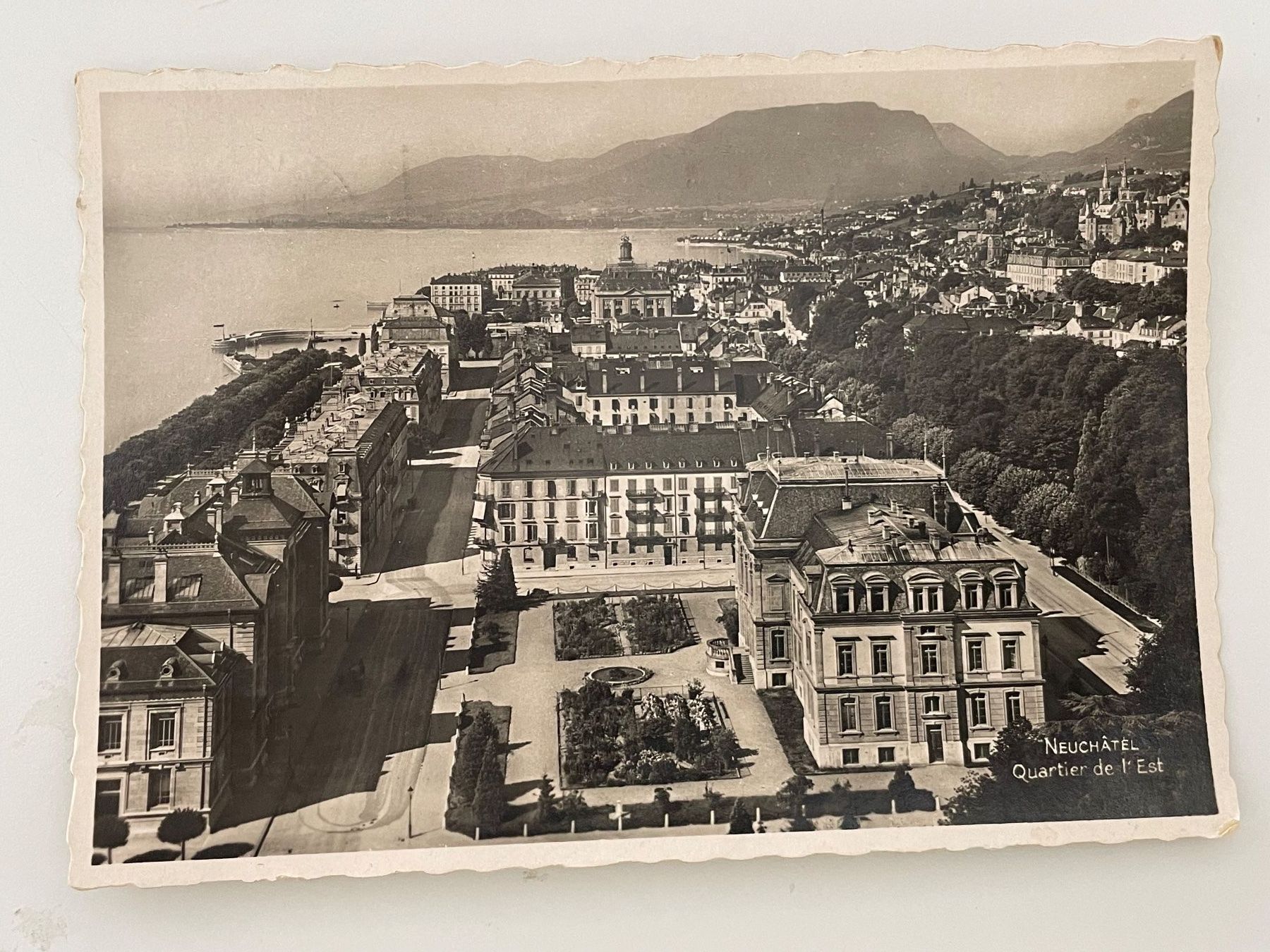 Ansichtskarten: Alte Ansichtskarte Neuchâtel/Neuenburg, 1940, Top! – Gebraucht aus Stäfa von riccardinho