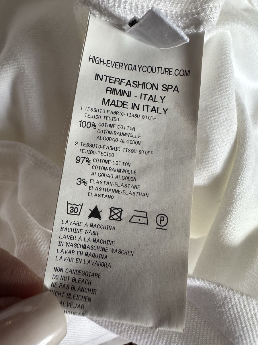 High Vestiti: HIGH Use, robe coton blanche, taille 40 – Nuovo (secondo la descrizione) da Morges venduto da sandy069 7