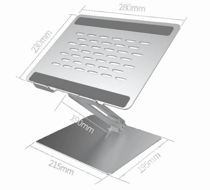 Sonstige Dekorationen & Accessoires: Laptop Stand  Notebookständer Silber – Neu (gemäss Beschreibung) aus Thun von Newnewshop 4