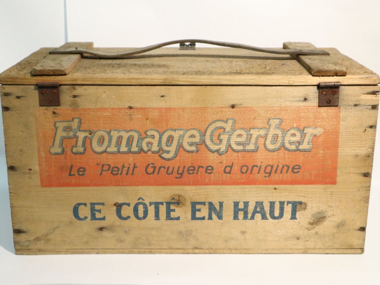 Caisses de transport: Antike Transportkiste Fromage Gerber Käse – D'occasion à Eschenbach SG par Astalavista 1
