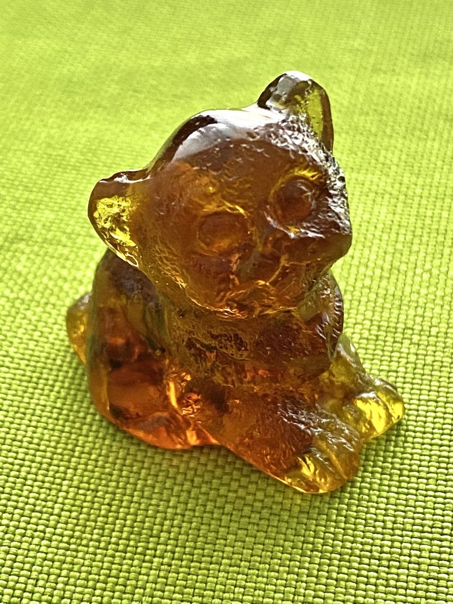 Statuette: Katzenfigur aus echten baltischen Bernstein – Nuovo (secondo la descrizione) da Egg b. Zürich venduto da Schoggi17 1