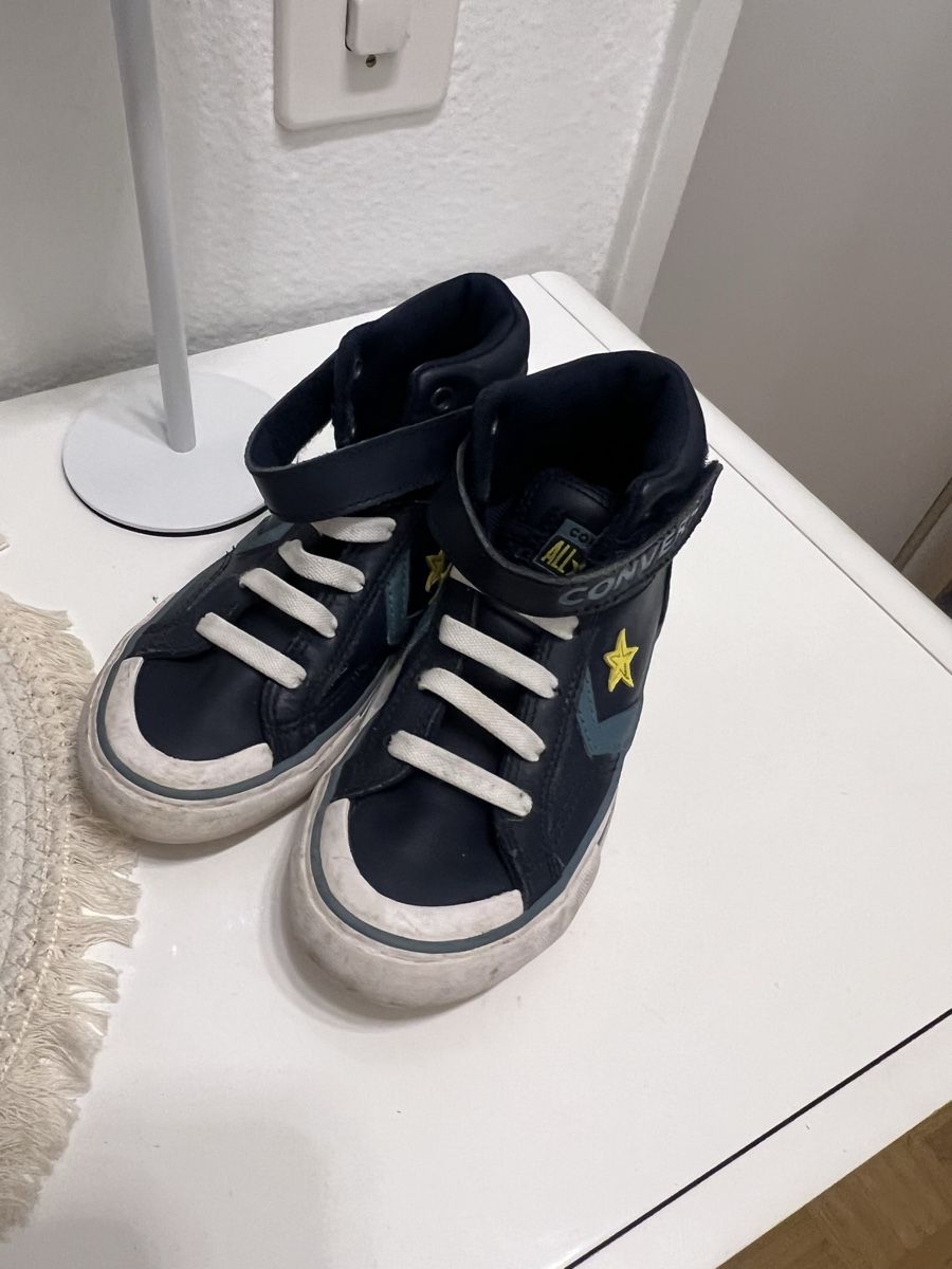 Converse Scarpe per ragazzi: CONVERSE LEDER SNEAKERS NAVY GR 30 – Usato da Basel venduto da theo-g77 2