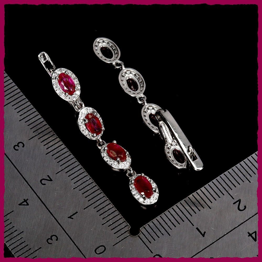 Ohrringe & -stecker: ♛ Rubin 925 Silberohrhänger – Gebraucht aus Oberglatt ZH von Hot-Spot 2