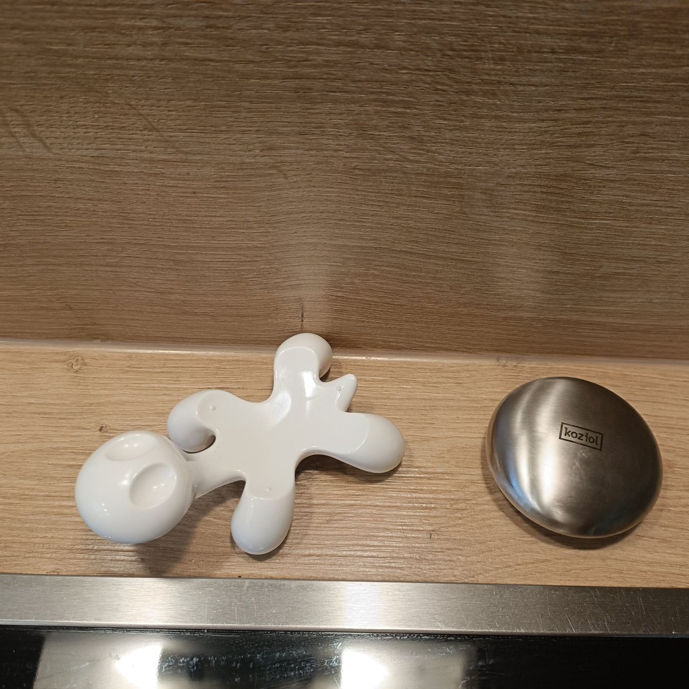 Elettrodomestici da cucina: Koziol  Edelstahl Seife mit Halter Amanda – Usato da Sitterdorf venduto da imsis 1