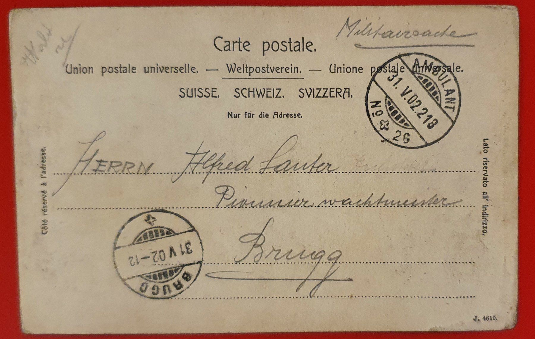 Cartoline postali: Gruss aus Wald 1902 – Usato da Kreuzlingen venduto da Rschweiz1 1