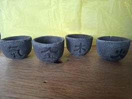 4 photophores, signes chinois