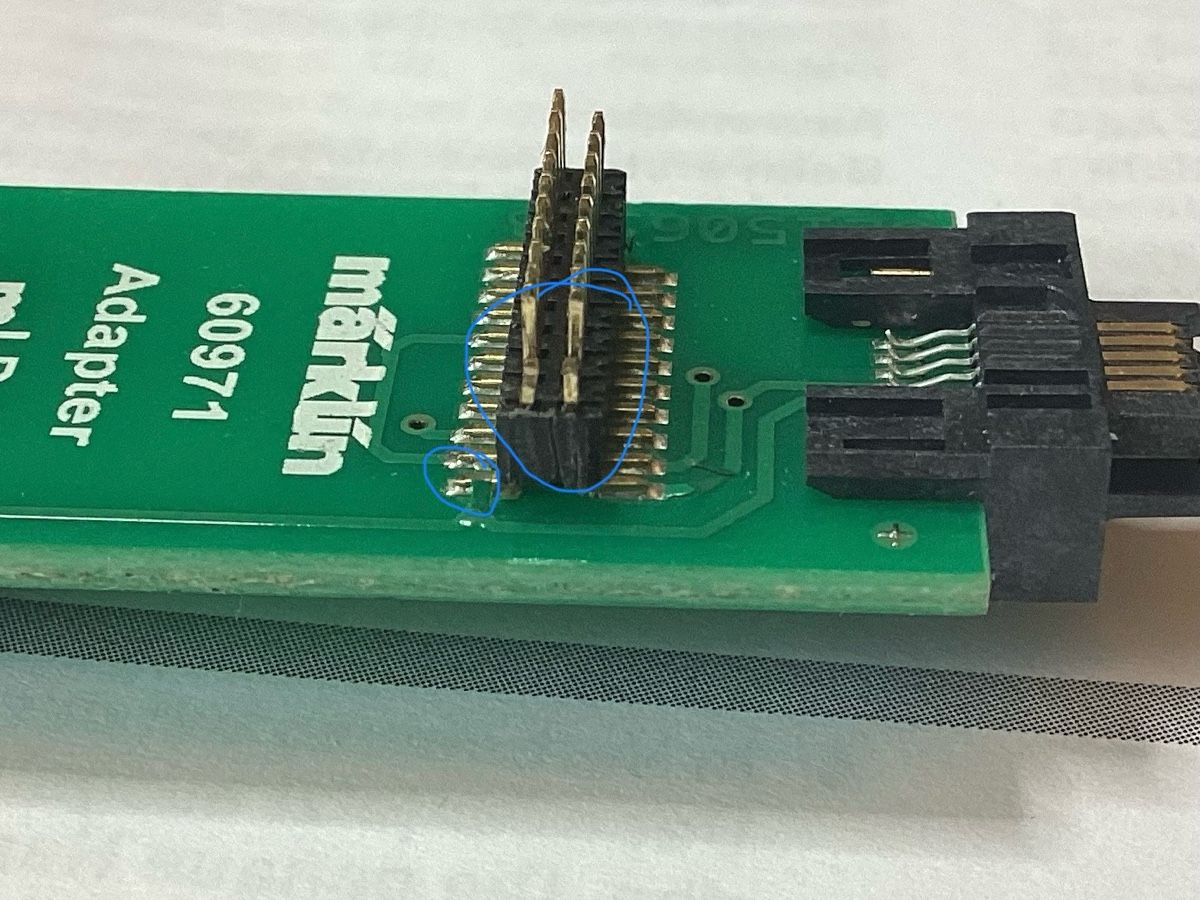Märklin Modelleisenbahnen: Märklin Decoder-Programmer  (21 Pin Schnittstelle Defekt) – Defekt aus Hochfelden von Danizh0 5