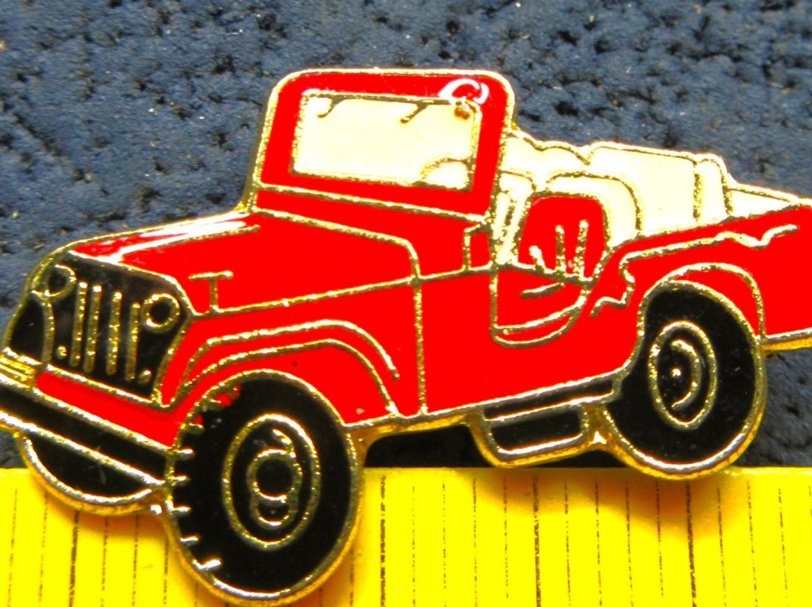 Jeep Plaketten & Abzeichen: JEEP OFF ROAD AUTO PIN GLASIERT – Gebraucht aus Ettingen von Hausi4711 1