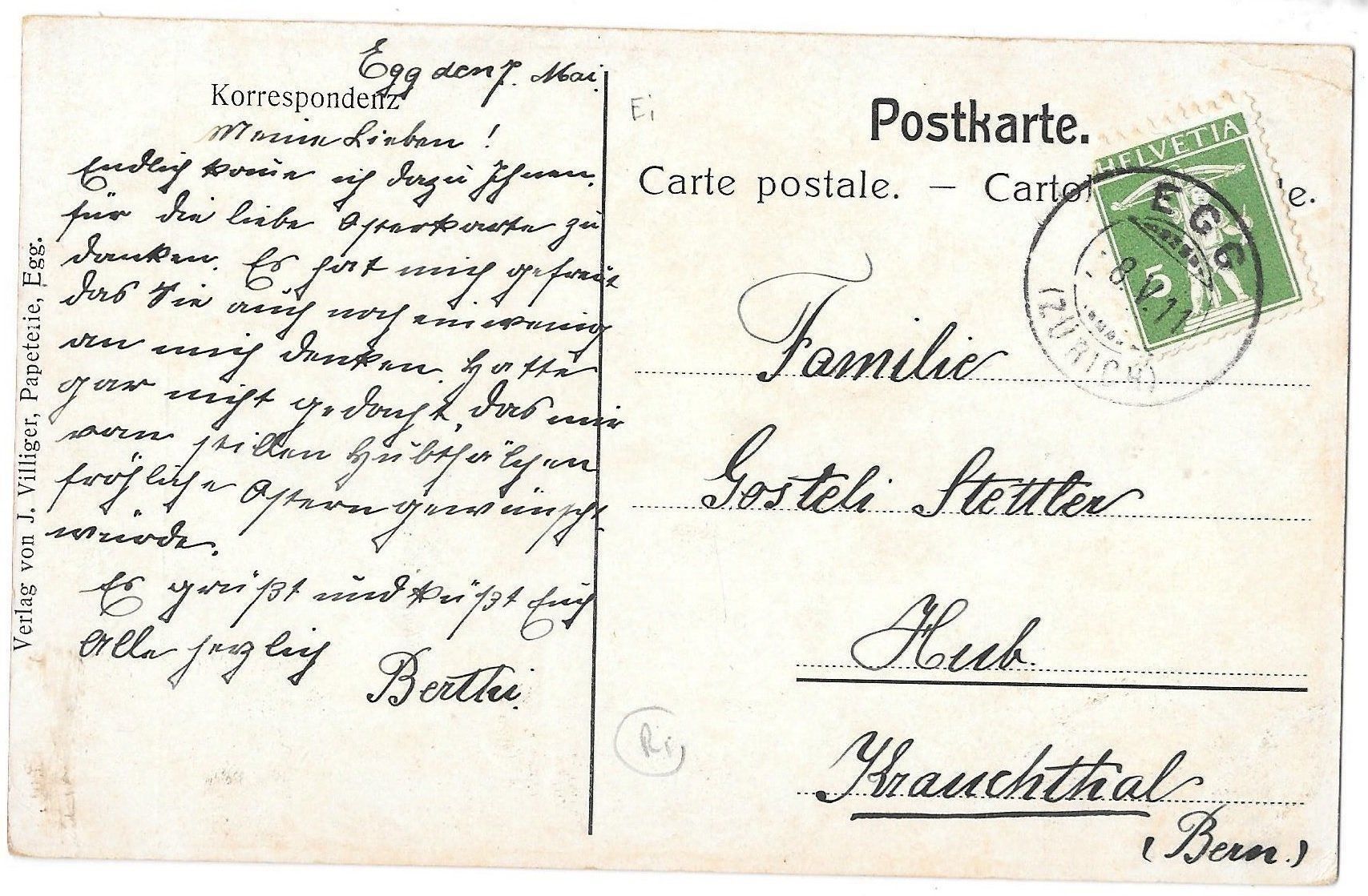 Cartoline postali: Egg Hinteregg Esslingen 9 Bilder – Usato da Olten venduto da clotaldi 1