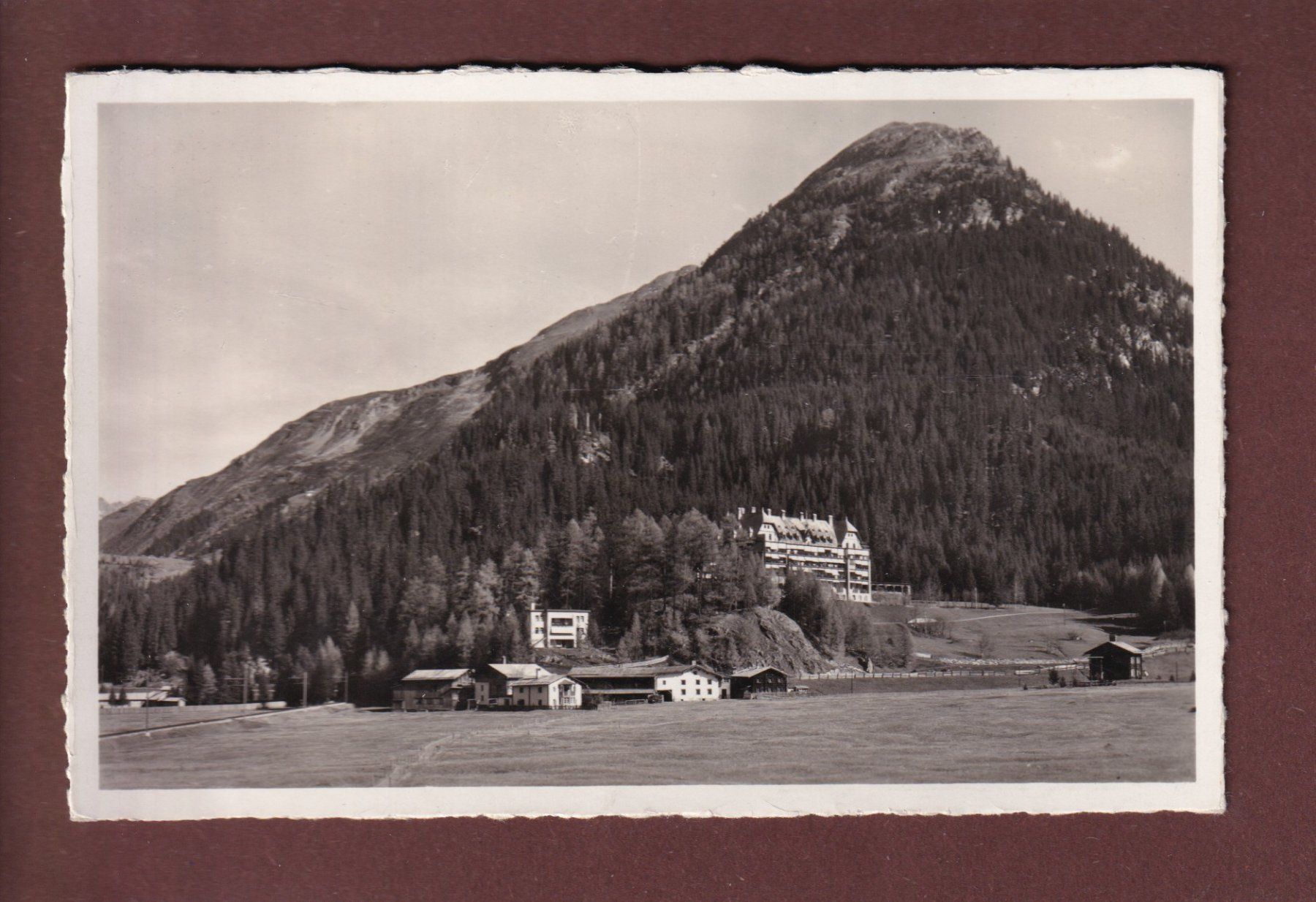 Ansichtskarten: DAVOS-DORF - Basler Heilstätte - 1939 – Gebraucht aus Pully von nicecards