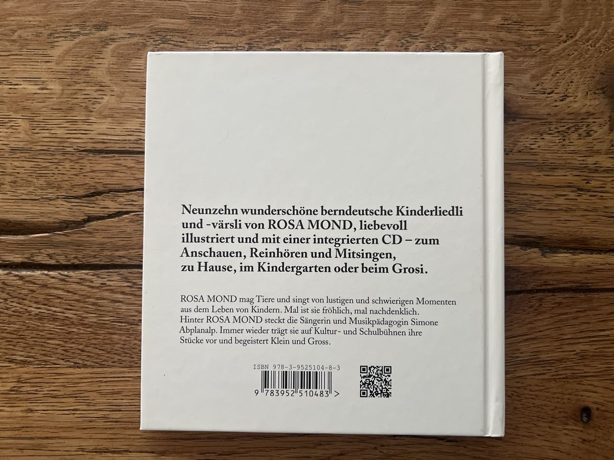 Bücher: ROSA MOND - Liedli und Värsli - Buch mit CD – Neu (gemäss Beschreibung) aus Bremgarten b. Bern von Deja123 1