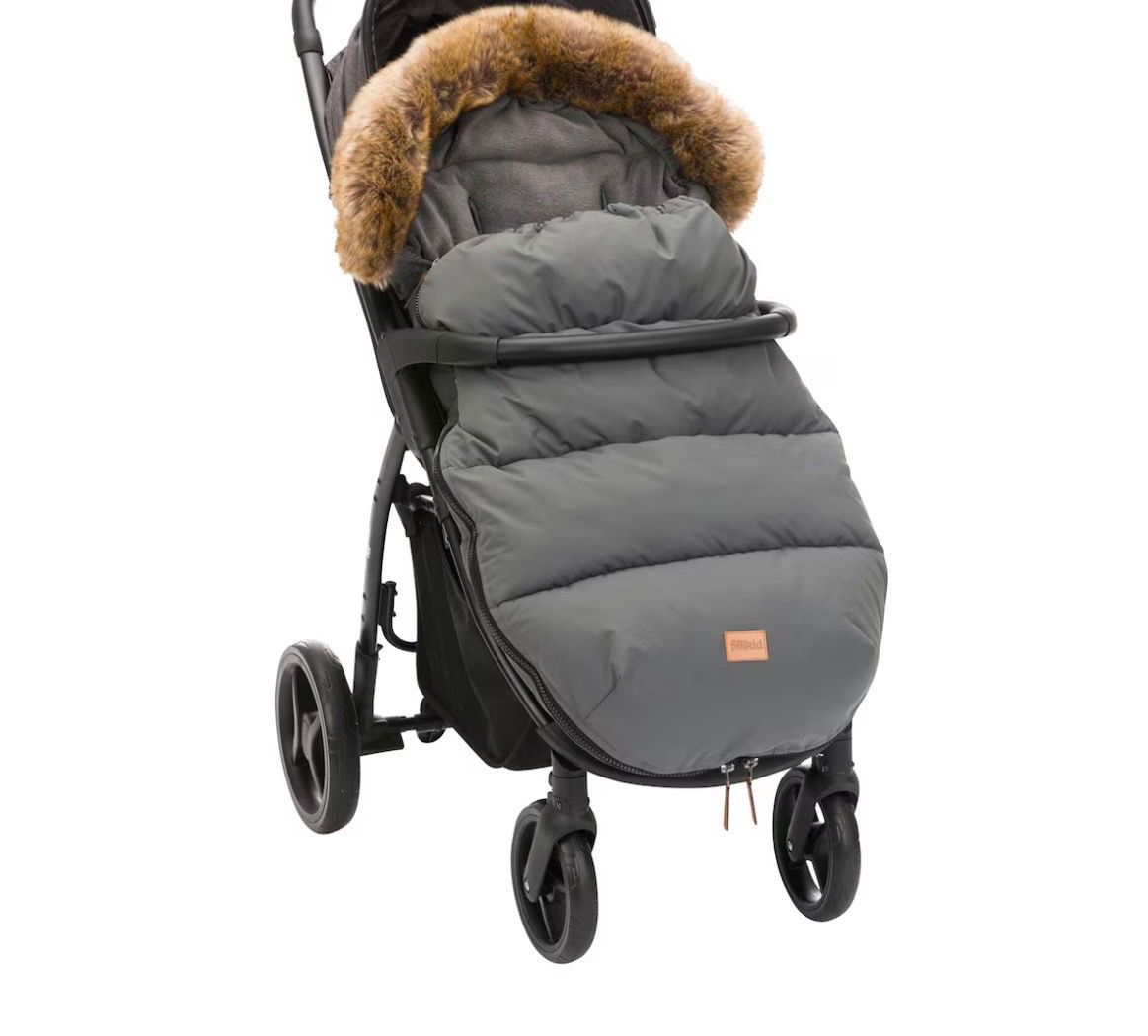 Fillikid Sacchi a pelo: Fillikid Winterfussak + passende Handschuhe grau – Nuovo (secondo la descrizione) da Rupperswil venduto da Borishkaa 1