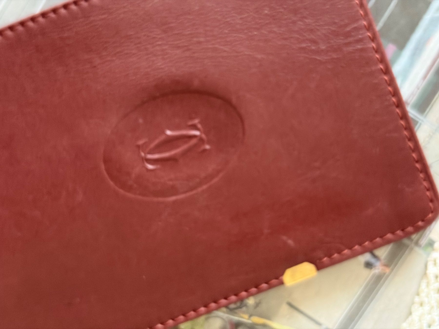 Altro in  Abbigliamento & Accessori: Cartier Etui Burgundy Leather – Usato da Luzern venduto da AM2nd 2