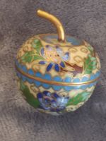 Cloisonné Apfel, alt, China