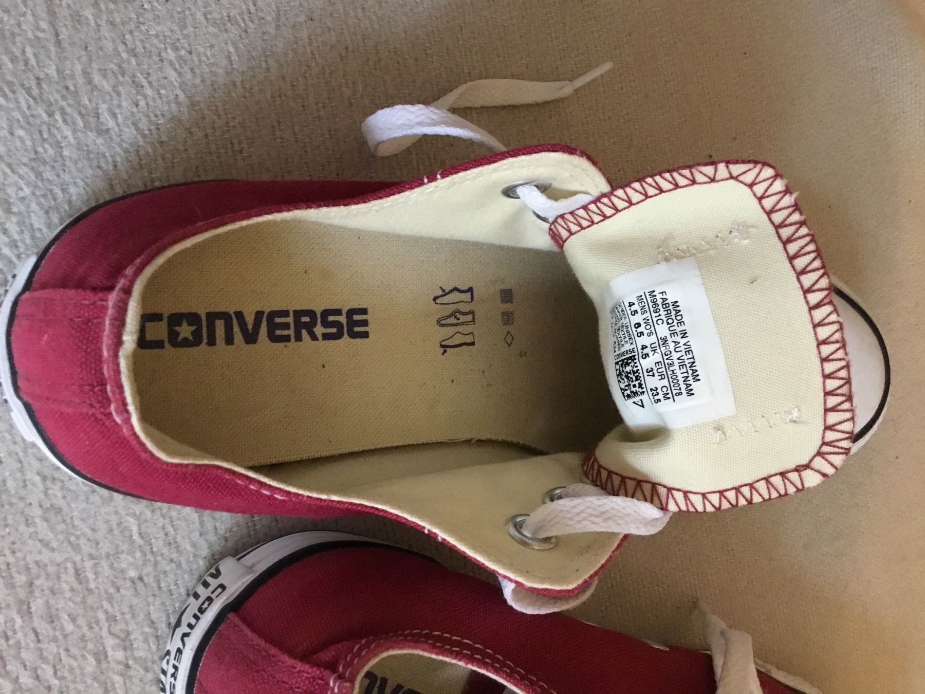 Converse Scarpe da uomo: Converse Schuhe in Gr. 4,5 , 37 – Usato da Diessenhofen venduto da quinto9 4