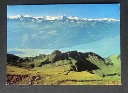 AK Brienz Rothorn Bahn Aussicht vom Rothorn Kulm