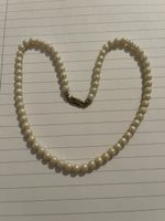 Collier vintage de perles  40 cm fermoir  art déco, c