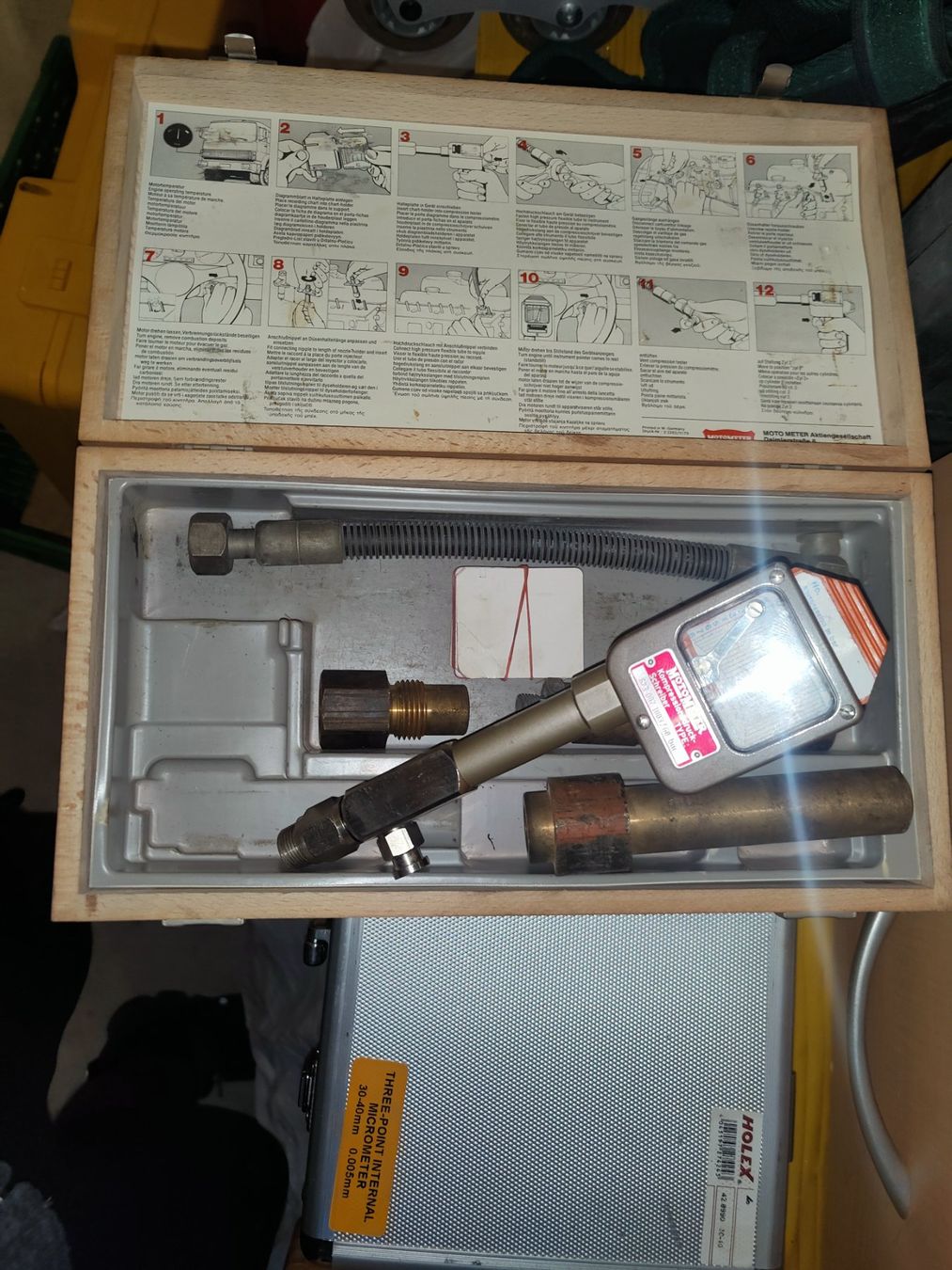 Misurare: MOTOMETER kompressionsdruckschreiber – Usato da Winterthur venduto da der-SIMER 2