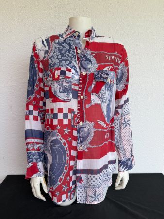Chemise Jean Paul Gaultier Jean’s imprimée légère - S/M