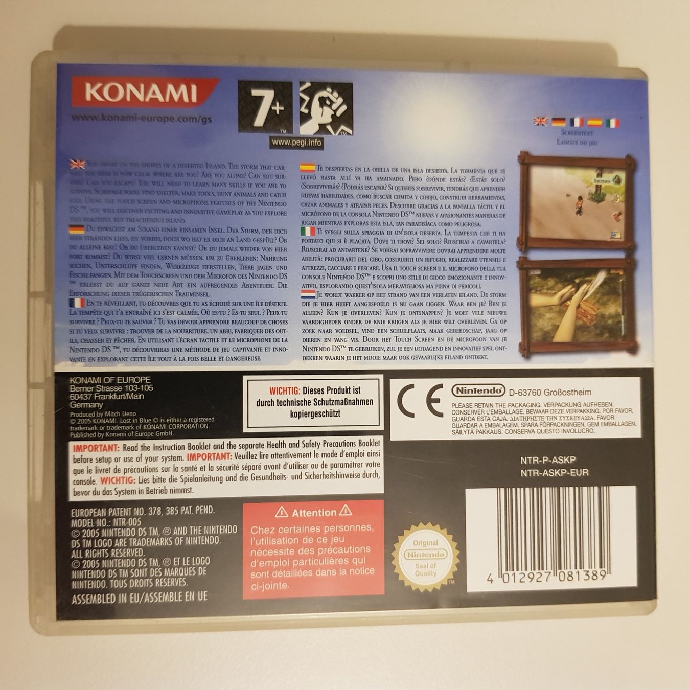 Nintendo Giochi: Lost in Blue /DS – Usato da Münchenstein venduto da 2DGames 1